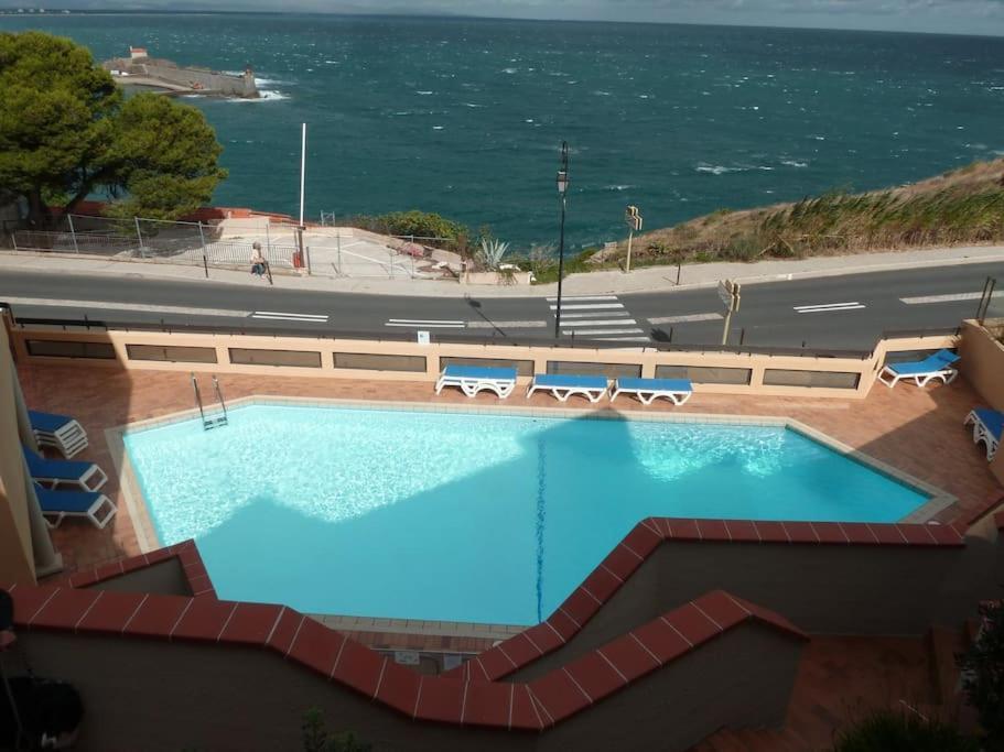Location Vue Mer Du Samedi Au Samedi, Clim, Parking, Piscine, Plage Collioure Eksteriør bilde